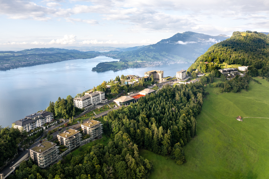 Bürgenstock Resort von oben